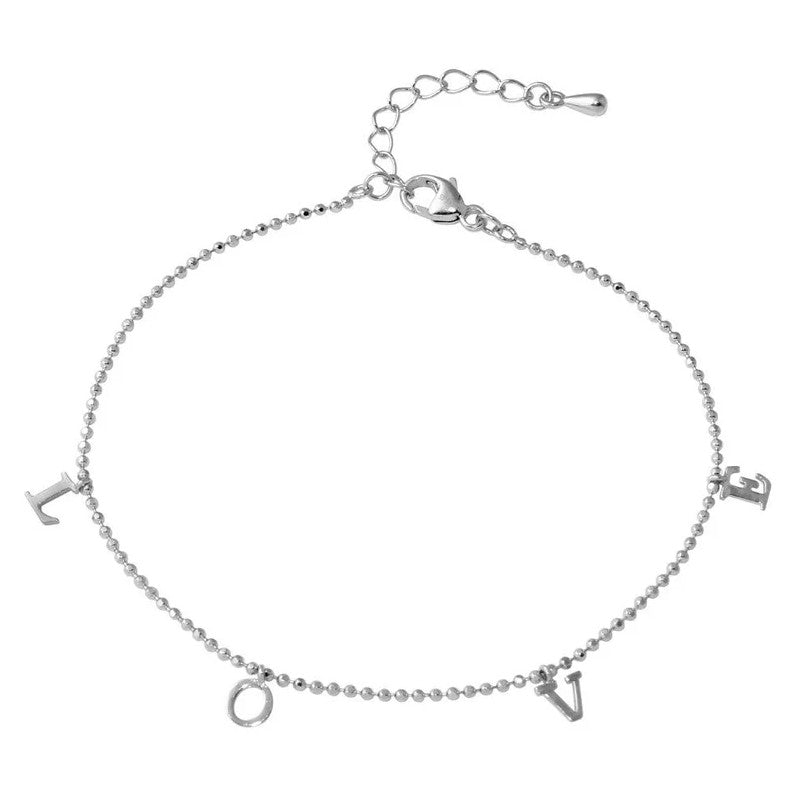 The L-O-V-E Bead Bracelet