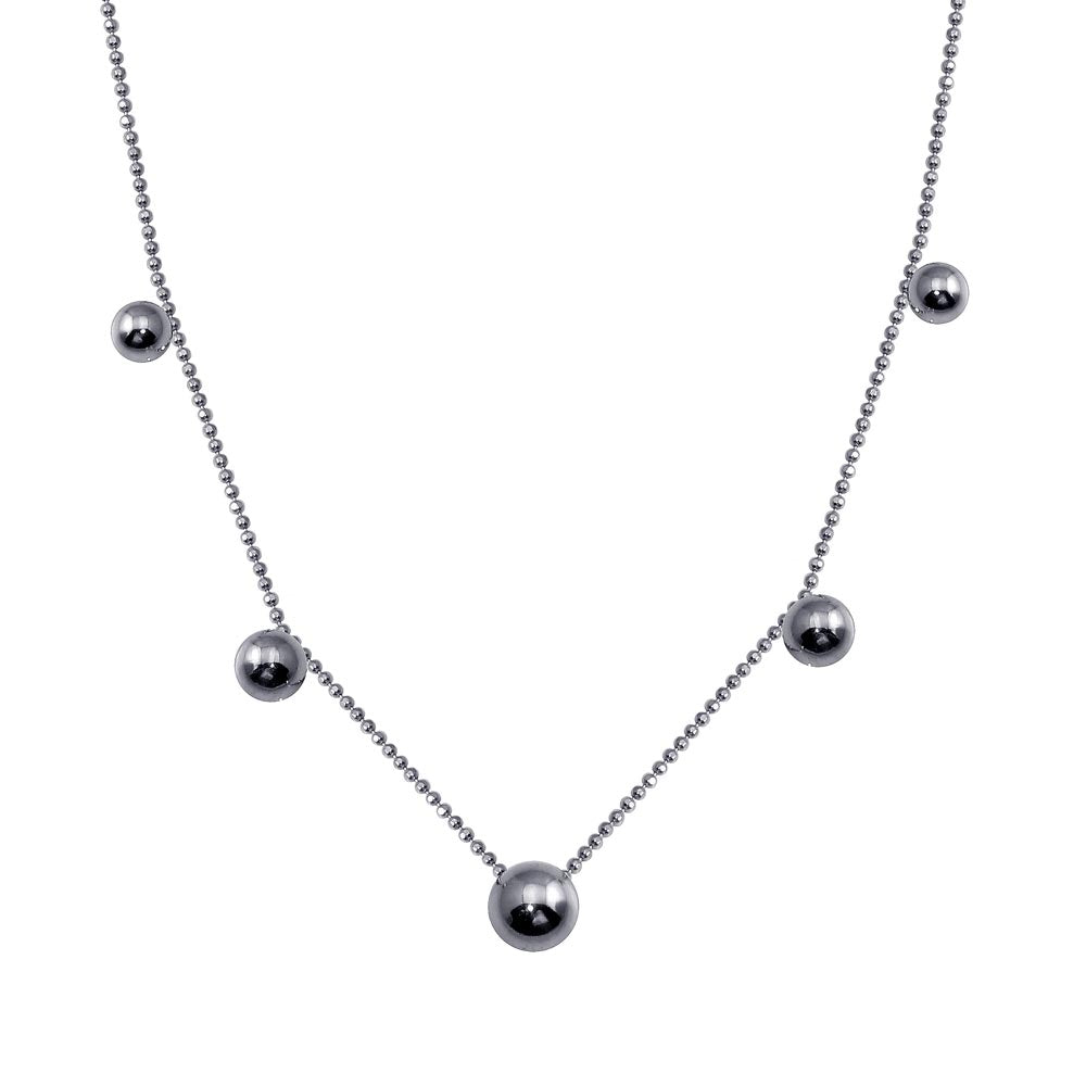 Bead & Ball Necklace