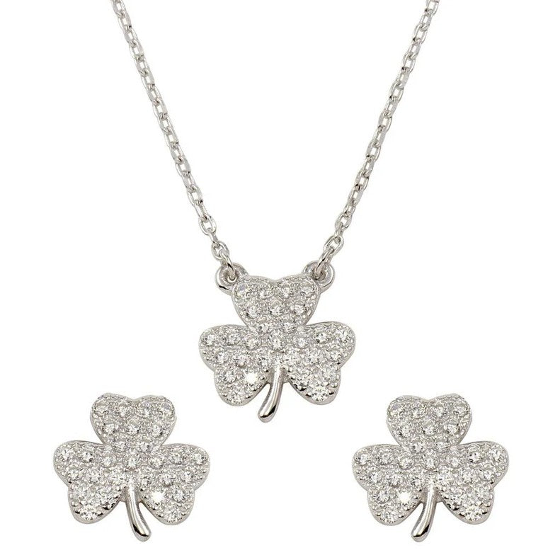 Make your Own Luck Clover Pavé Set