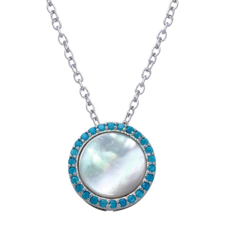 The Circle Opal Pendant Necklace
