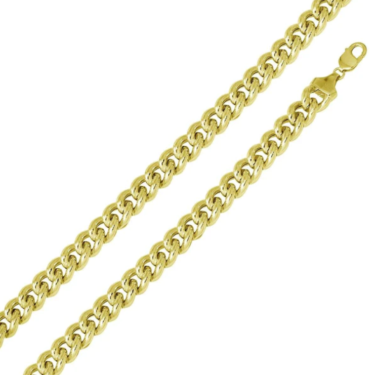 14.5mm Hollow Curb Chain Necklace