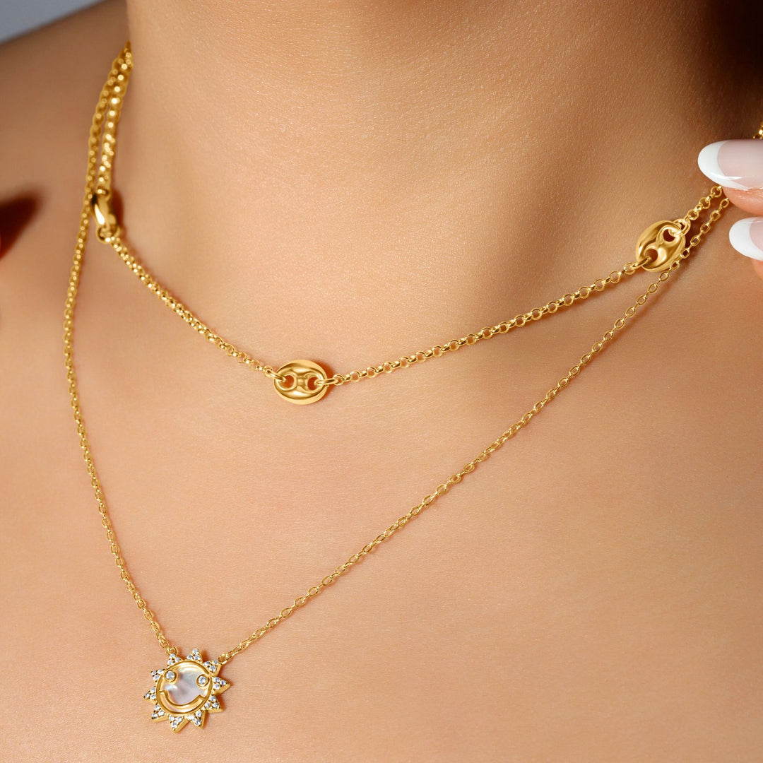 Minimalist Mariner Link Necklace