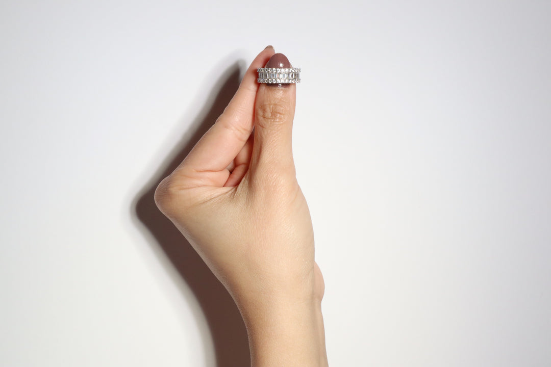 Simulated Diamonds Baguette Band Ring