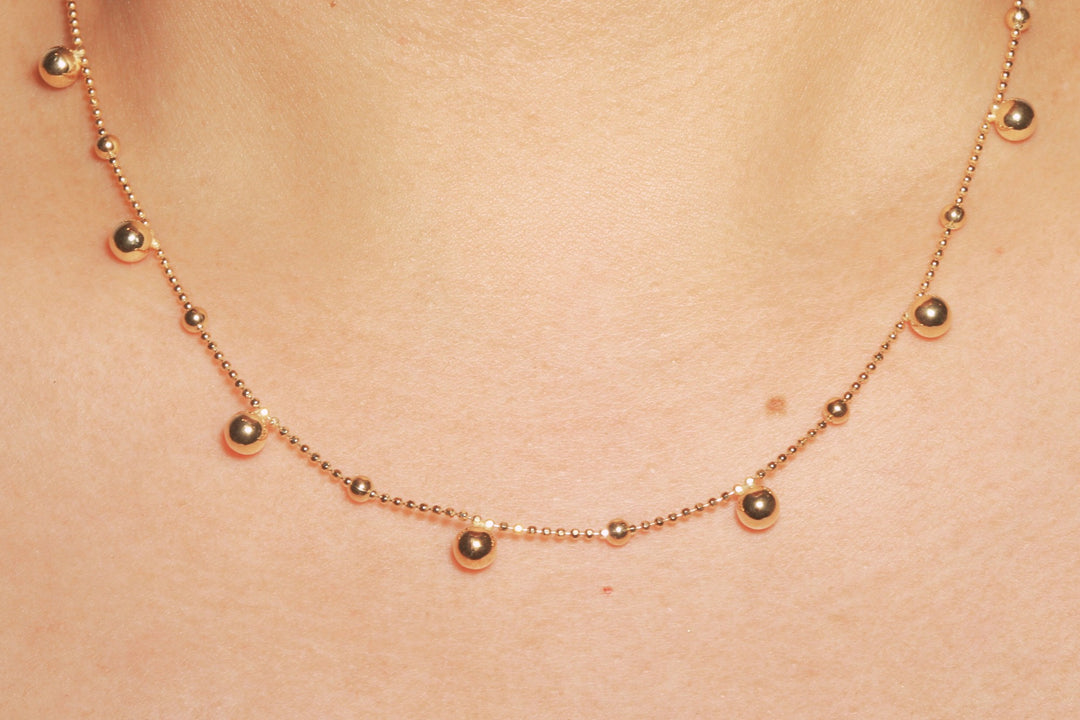Bead & Ball Necklace