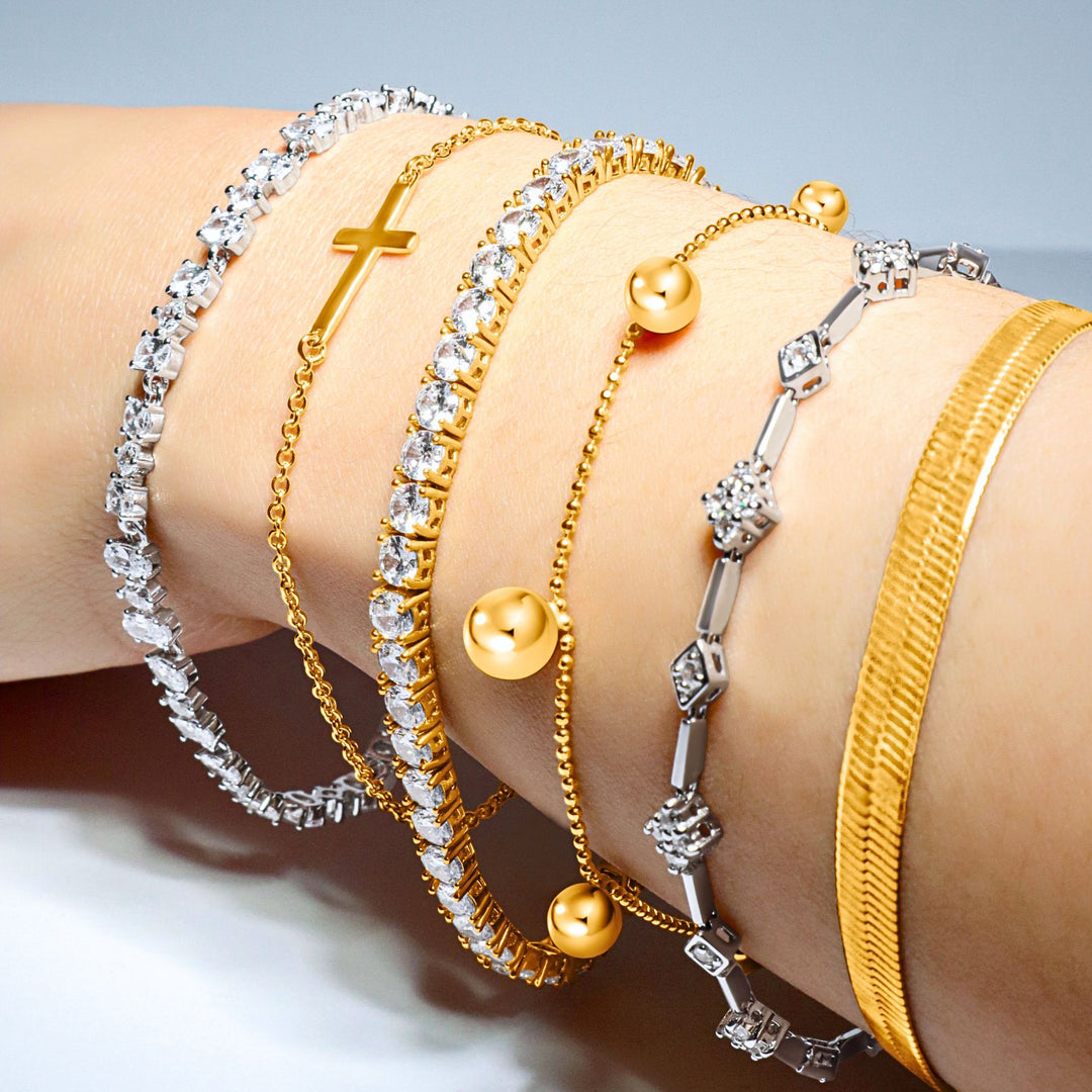 Herringbone Bracelet - 3.4mm