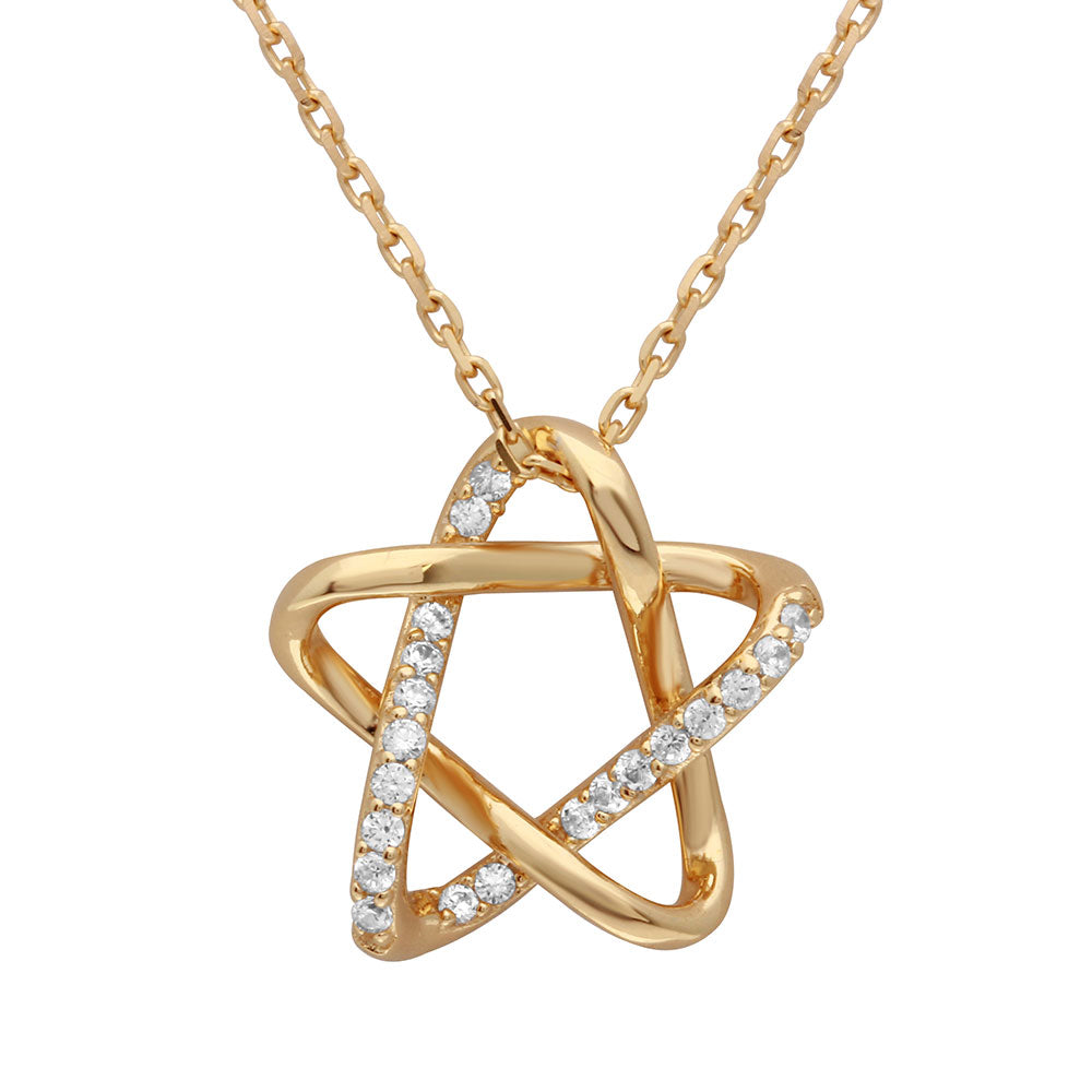 The Intertwined Stars Necklace