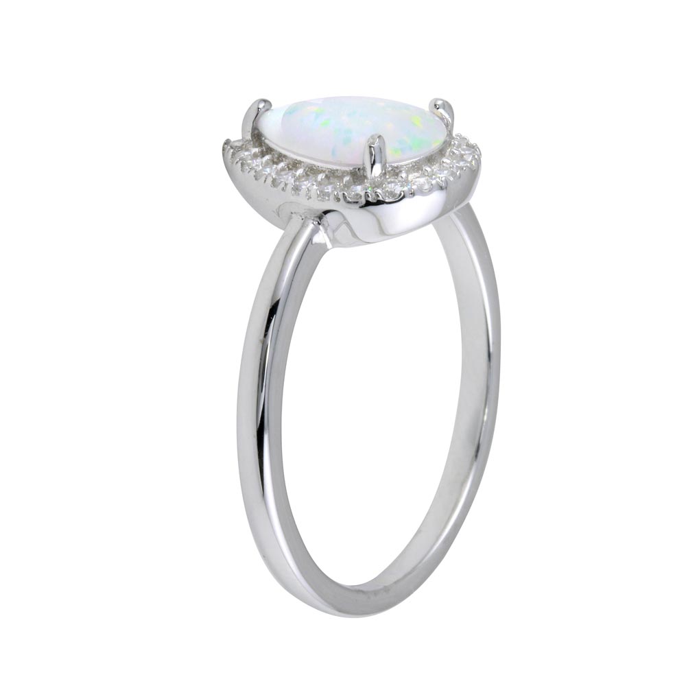 The Teardrop Opal Pear Cut Ring