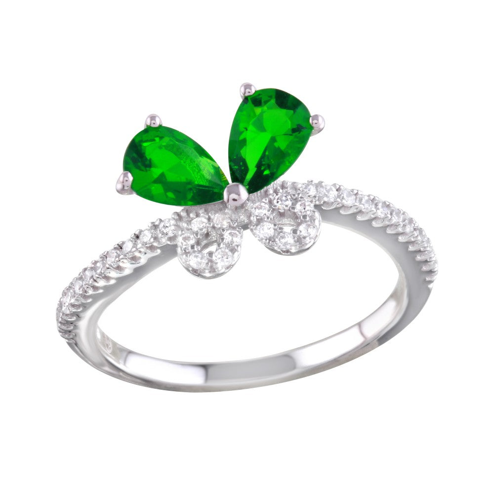 The Butterfly Pavé Mini Cocktail Ring