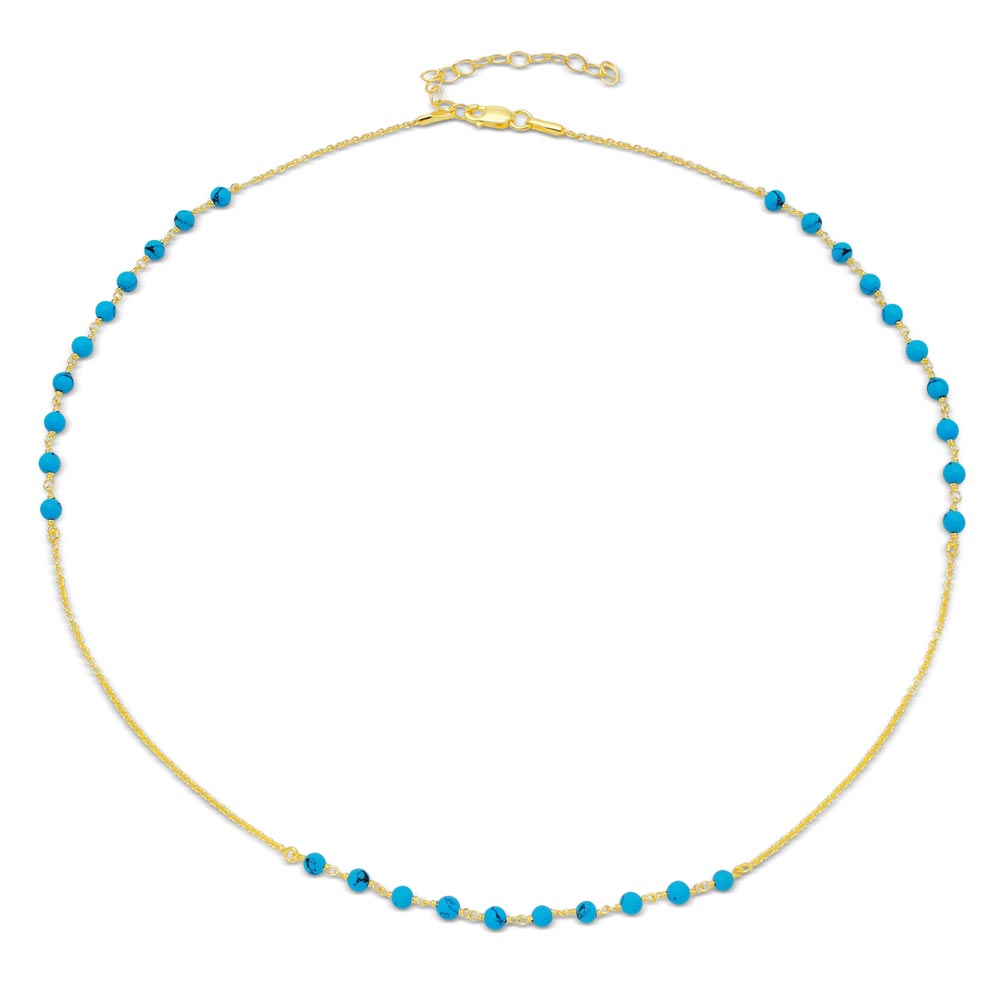 Turquoise by the Chain Necklace