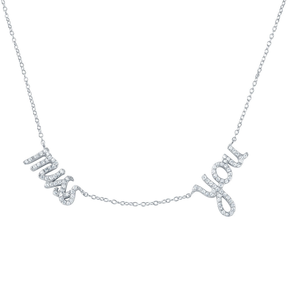 The Love You or Miss You Script Necklace
