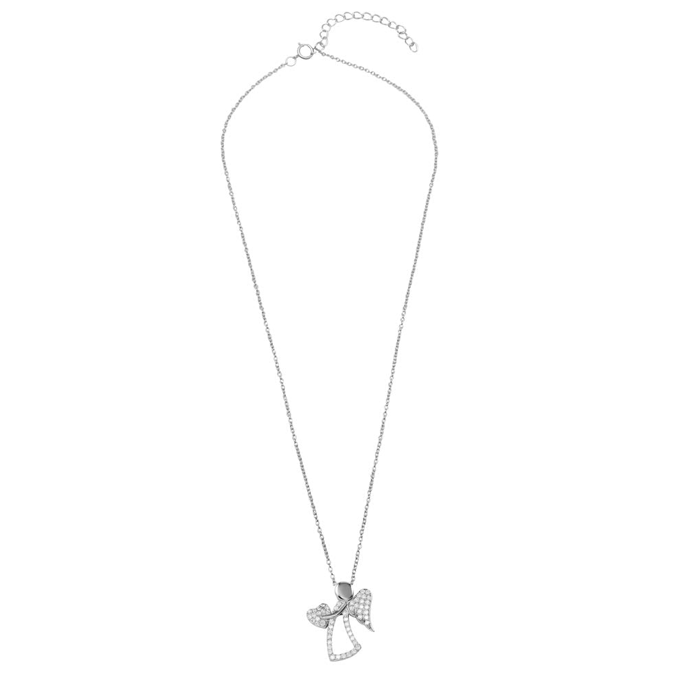 An Angel With You Pavé Necklace