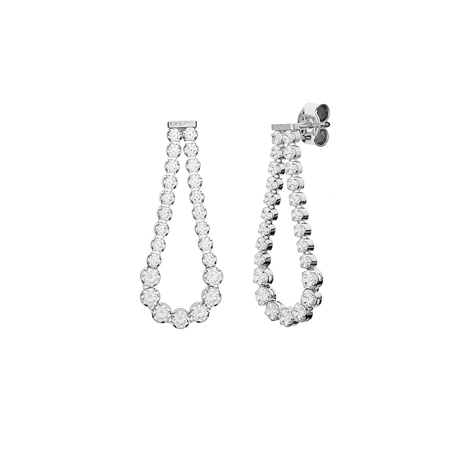 A-Bold-Statement Diamond Shimmer Earrings