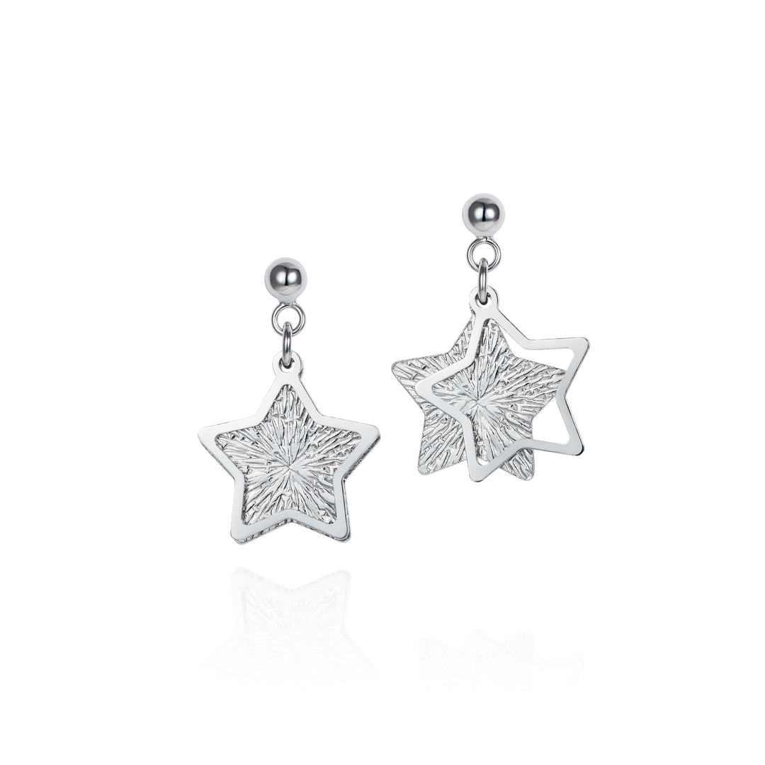 Star-Burst of Happiness Dangle Earrings