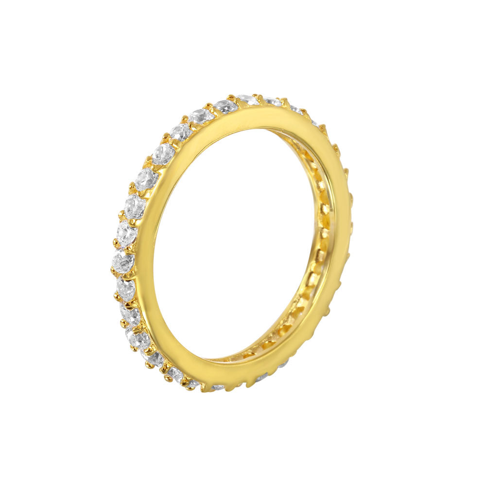 Classic Gold Stackable Eternity Ring