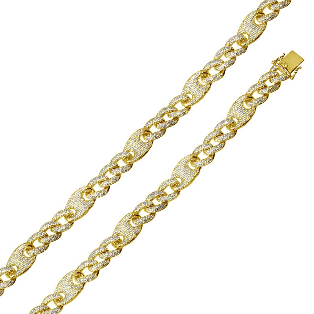 14.5mm Figaro Mariner Necklace