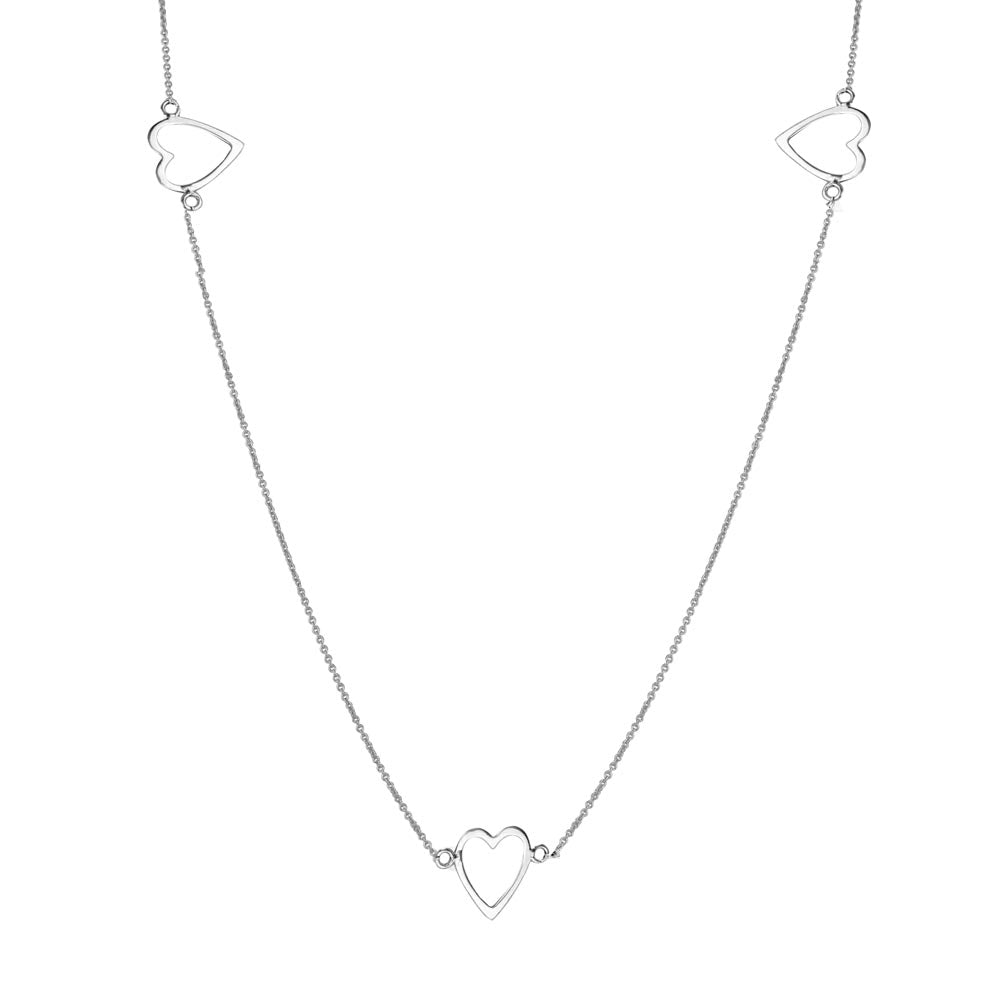 The Five Open Hearts Necklace